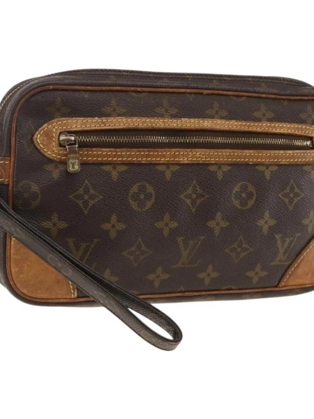 LOUIS VUITTON Monogram Marly Dragonne GM Clutch Bag M51825 LV